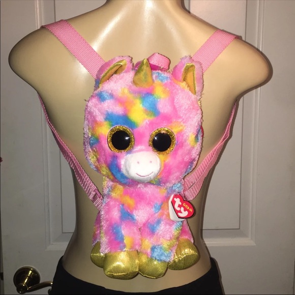ty beanie boo fantasia the unicorn backpack